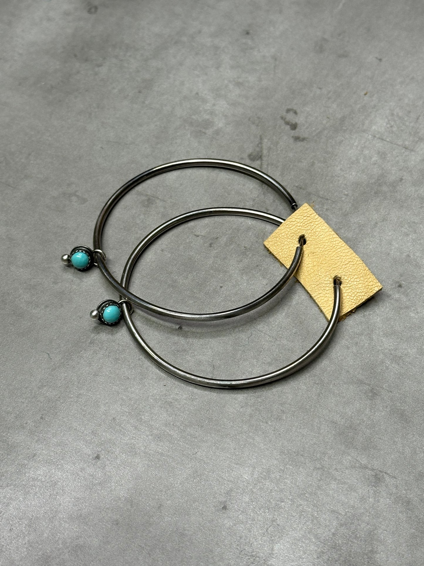 PREORDER - Infinite Simplicity Hoops with Sawtooth Bezel