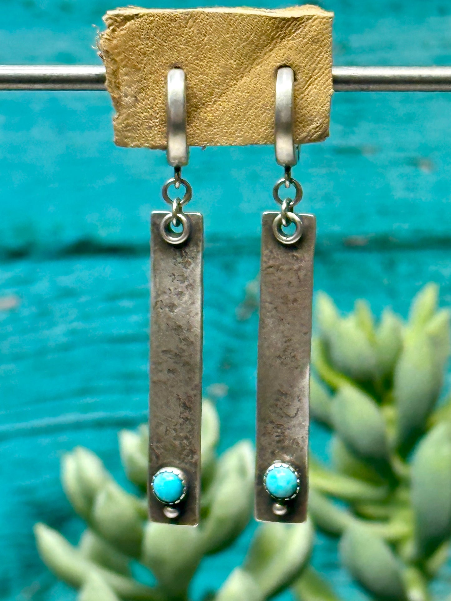 Made to Order - Saturday Turquoise Huggie Earrings