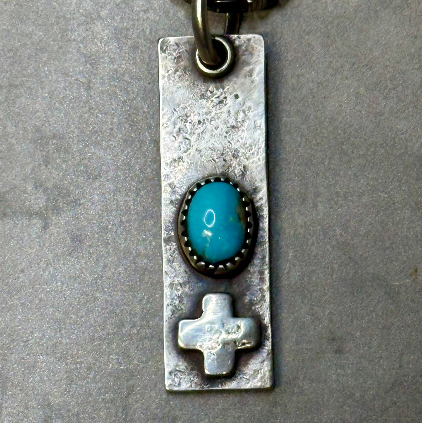 Unisex Crossroads Pendant on Venetian Box Chain