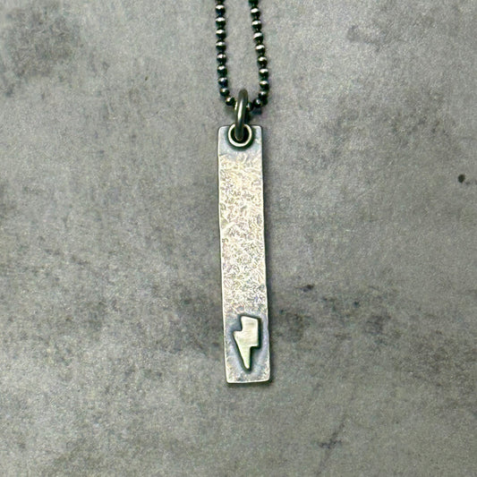 Lightning Tag Necklace