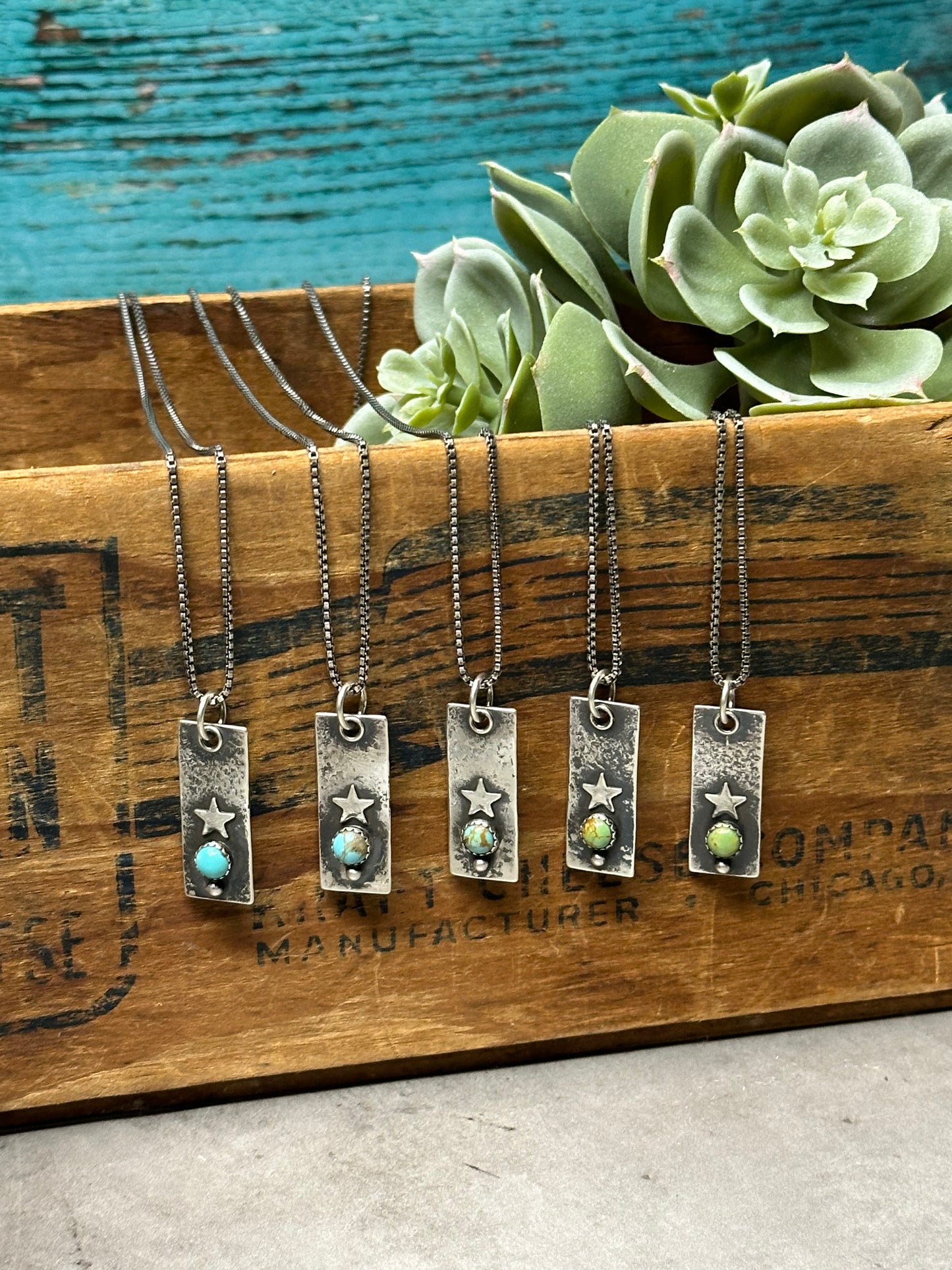 Tiny Star Tag Pendants